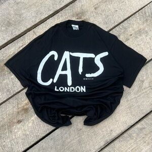 Vintage CATS LONDON 1981 Promotional Tee